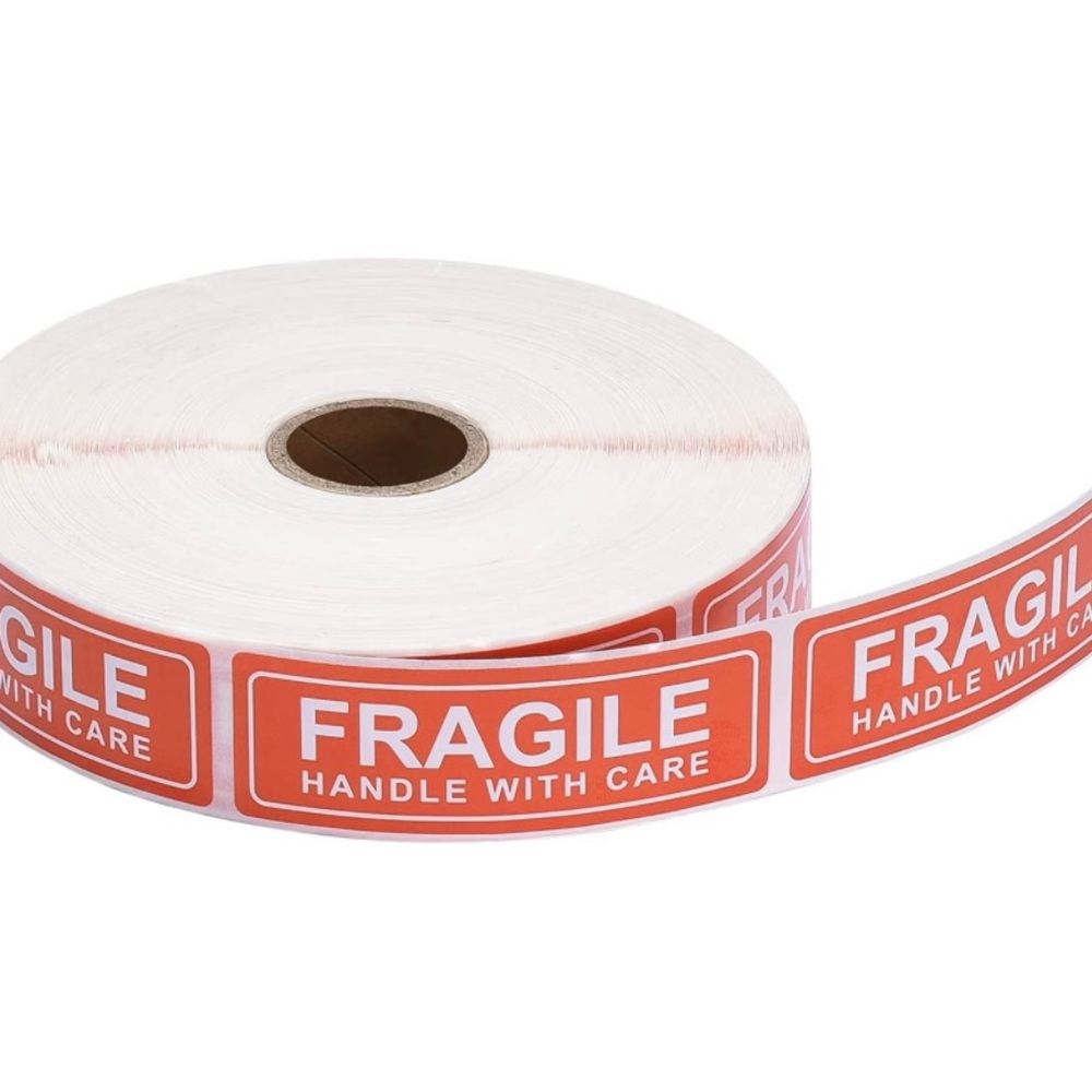 2pcs Fragile Stickers
